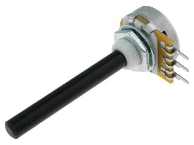 Potentiometru Axial 1M&amp;Omega; 0.4W Linear 6mm foto