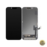Display cu Touchscreen JK pentru Apple iPhone 14 cu Rama Versiune OLED Negru