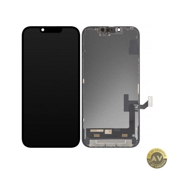 Display cu Touchscreen JK pentru Apple iPhone 14 cu Rama Versiune OLED Negru