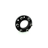 Distantier janta auto 6 x 139, grosime 50mm, culoare neagra, prindere dubla cu piulite incluse, diametru central 67.1