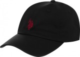 Cumpara ieftin Sapca Barbati U.S. Polo Assn. Neagra, Logo Frontal, Marime Universala, Bumbac 100%