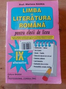 Limba si literatura romana pentru elevii de liceu Mariana Badea foto