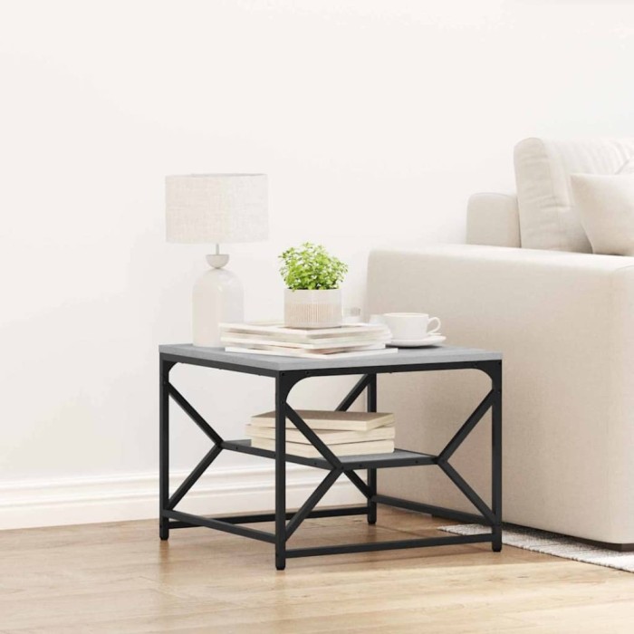 vidaXL Masă de cafea sonoma gri 51 x 50 x 40 cm 868228
