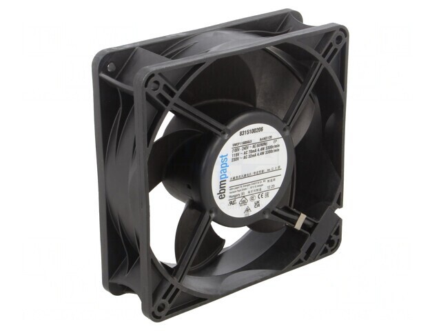 Ventilator AC Axial 120x120x38mm 170m3/h Cu Bilă