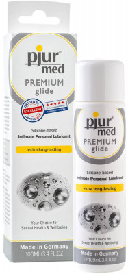 pjur&amp;reg; med PREMIUM glide - Lubrifiant Bază de Silicon Premium, 100 ml foto
