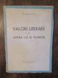 Valori literare &icirc;n opera lui N. Filimon - N. Mihăescu