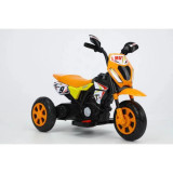 Motocicleta cu pedala electrica portocaliu, Piccolino