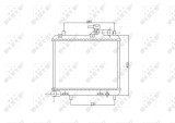 NRF 53745 Radiator, racire motor
