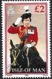 Isle of Man 1990 - Regina Elisabeta II, 2Pound, neuzat