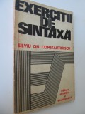 Exercitii de sintaxa - Silviu Gh. Constantinescu
