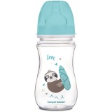 Canpol babies Exotic Animals biberon pentru sugari Blue 240 ml