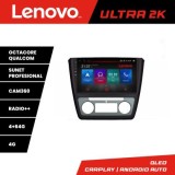 Navigatie Skoda Yeti 2009-2014 Lenovo Kit-YETI 8 core QLED Qualcomm 4+64 360 Android Waze USB Navigatie Internet Youtube Radio CarStore Technology