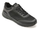 Pantofi sport GEOX negri, U55LBB, din material textil