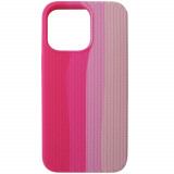 Husa silicon TPU soft roz multicolor pentru Apple iPhone 13 Pro