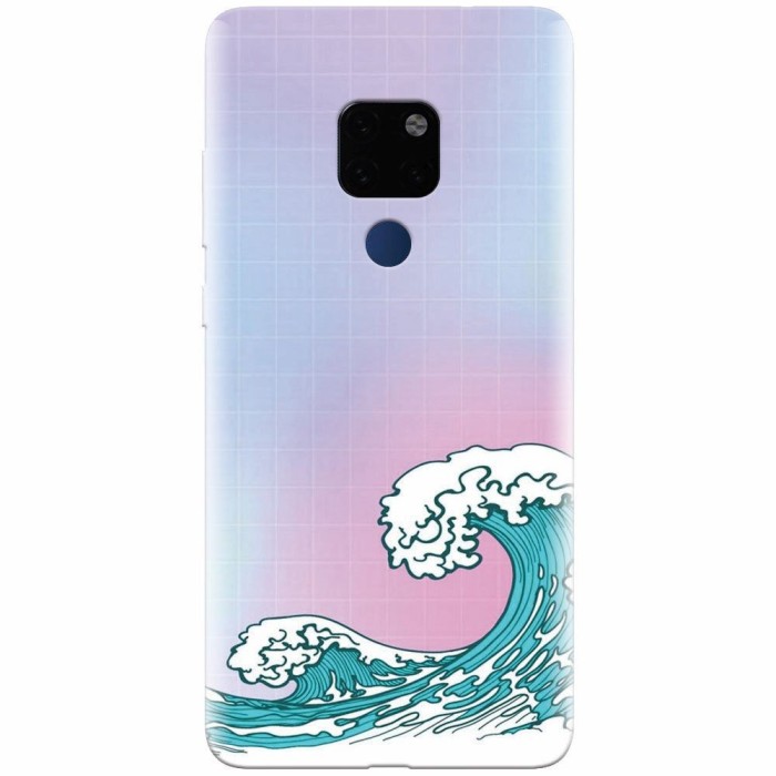 Husa silicon pentru Huawei Mate 20, Waves Husa silicon pentru Huawei Mate 20, Waves
