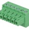 Regletă de conexiuni deconectabilă 3,5mm 6 piste drept mufă