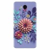 Husa silicon pentru Huawei Y6 2017, Flower Artwork