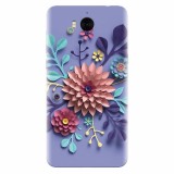Husa silicon pentru Huawei Y5 2017, Flower Artwork