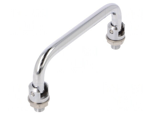 Manetă oțel cromat 43mm 10mm