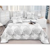 Cumpara ieftin Set Cuvertura de Pat din Bumbac cu In, 5 Piese - PIT387