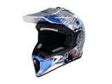 Casca cross/enduro adulti VCAN H325,alb/negru/albastru,marime XL Cod Produs: MX_NEW ROY32317