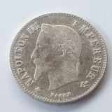 Franța 20 centimes 1866 A/Paris argint Napoleon III, Europa