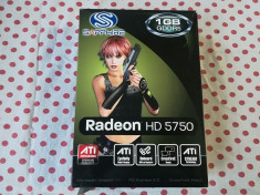 Placa video Sapphire HD 5750 1 Gb/128biti DDR5,DX 11. foto