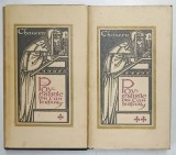 POVESTIRILE DIN CANTERBURY de GEOFFREY CHAUCER , ilustratii de VAL MUNTEANU , VOLUMELE I - II , 1964