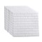 Set 10 x Tapet 3D autocolant FOXMAG24, 77x70 cm, model caramida in relief, alb, rezistent la apa, usor de curatat