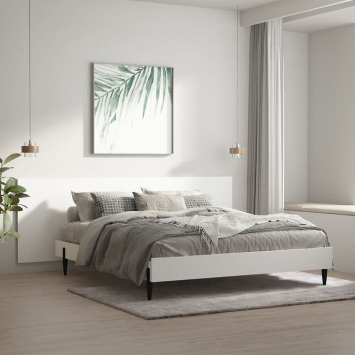 vidaXL Tăblie de perete,alb,240x1,5x80 cm, lemn prelucrat 811052