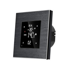 Termostat Wi-Fi pentru incalzirea electrica LUXION cu Rama din Aluminiu SmartElectro IntelligentHouse