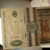 Di 31 Bancnota 500 lei 1992 UNC Profil lateral, fir sibtire