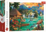 Puzzle Trefl 3000 piese Insula Vietii, premium, multicolor