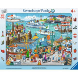 Puzzle o zi in port, 24 piese, Ravensburger