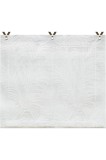 Perdea romană SCHOAL fără găurire, draperii cu model ars, perdea transparentă cu ochiuri, alb, 60x130 cm, Model #2