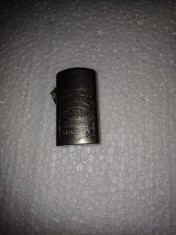Bricheta inedita &quot;JACK DANIEL&#039;S Tennessee Whiskey&quot; metal / cu serie /ioc benzina