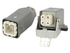 Conector HDC tată mamă 4 3 PIN metal 3A