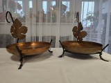 Set fructiere decorative vintage din cupru