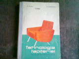 TEHNOLOGIA TAPITERIEI - GH. RUSU, 1964