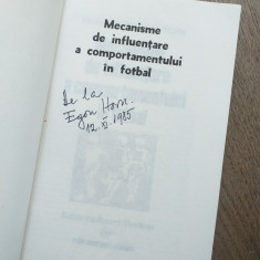 Mihai Epuran - Mecanisme de influentare a comportamentului in fotbal, 1985