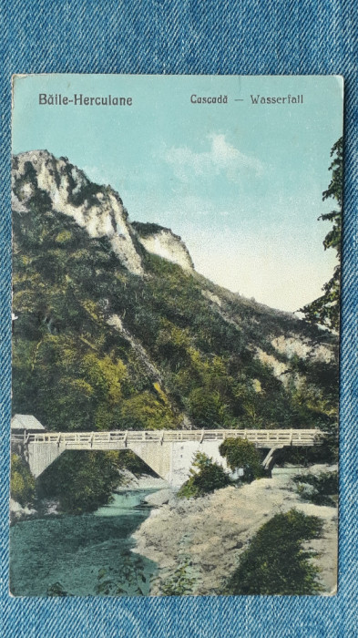 86 - Baile Herculane - Cascada / Wasserfall / carte postala , pod