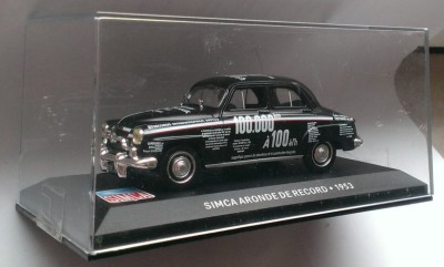 Macheta Simca Aronde de Record 1953 - IXO/Altaya 1/43 foto