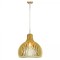 Pendul tavan din lemn e27 max 60w d45 x 45cm