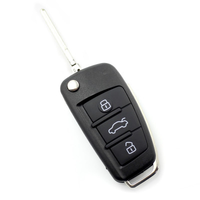 Audi - model nou - carcasă cheie tip briceag, cu 3 butoane - CARGUARD foto