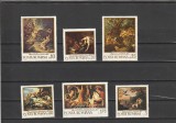 ROMANIA 1970 LP 741 REPRODUCERI DE ARTA I - SCENE DE VANATOARE SERIE MNH