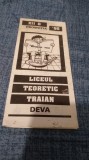 INVITATIE AMINTIRE ABSOLVENTII LICEULUI TRAIAN DEVA XII B 1995