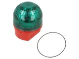 Semnalizator Luminos Roșu Flash KLAXON SIGNALS PSB-0215 110/230VAC
