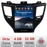 Navigatie tip Tesla Hyundai Tucson 2015-2020 radio gps internet 8Core 4G carplay android auto 4+32 kit-tesla-546+EDT-E CarStore Technology