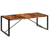 Cumpara ieftin Masa de bucatarie, 220x100x75 cm, lemn masiv de acacia