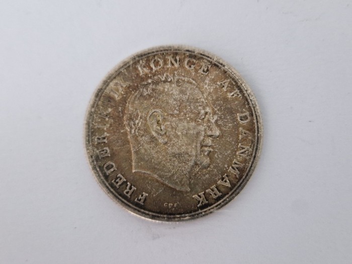 Danemarca 5 Koroane 1964 Argint -Frederik IX